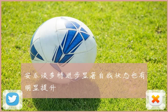 安东谈多特进步显著自我状态也有明显提升
