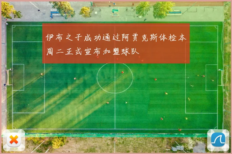 伊布之子成功通过阿贾克斯体检本周二正式宣布加盟球队